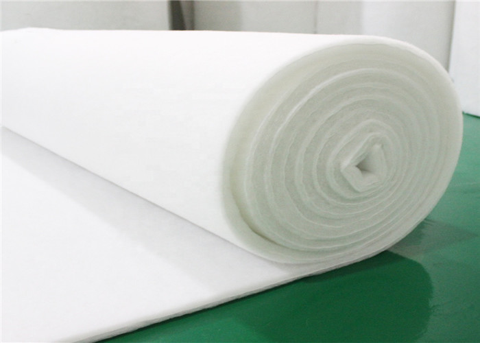 Non Woven Air Paint Booth Filters Large Dust Holding Capacity Encrypted Structure