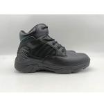 Mens Outdoor Hiking Boots Breathable Mid Top Work Shoes With Side Zipper