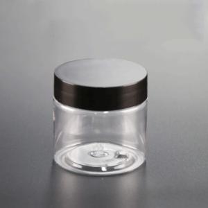 Quality 80ml 120ml Cereals Nuts PET Plastic Jars Transparent UV Plating wholesale