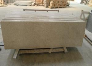 Quality Yellow Granite Stone Tiles 2700kg / M³ Granite Density 20 / 30mm Thick wholesale