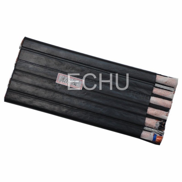 Echu cable factory, Flat Traveling Cable for Lifter, Flat Crane Cables