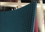Low Noise Fabric Pvc Conveyor Belt , Green Corrugator Belt 300N / Mm Tensile