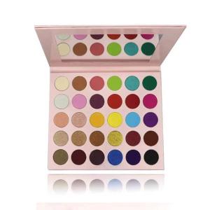 Quality Private Label Pressed Powder 30 Color Pink Box Makeup Eyeshadow wholesale