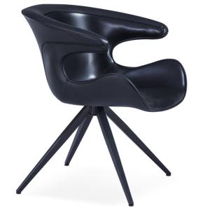 Quality Ergonomic 68x71x77cm High Back Metal Dining Chairs wholesale