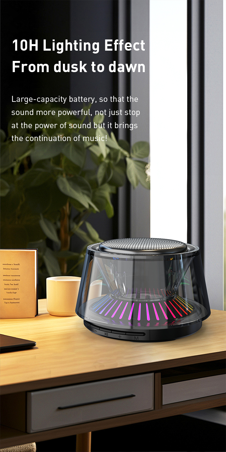 Portable Mini Blue Tooth Speaker With RGB Light Your Ultimate Outdoor Music Solution