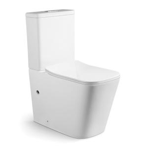Quality Two Piece Ceramic Wc Toilet Siphonic Rimless Floor Mounted wholesale