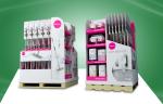 Four side show POP Cardboard Countertop Displays For Home Products