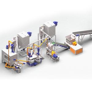 Quality State-of-the-Art 300-1000 Kg/h Capacity Photovoltaic Panel Recycling Plant for Plastic wholesale