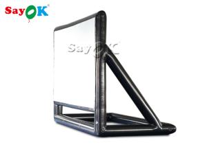 Quality Inflatable Outdoor Screen Big Black Air Sealed Blow Up Movie Screen For Science Centers 4.72x3.4m wholesale