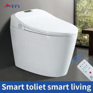 Quality American Standard Bathroom Smart Toilet , One Piece Round Toilet 520 Mm Height wholesale