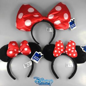 Quality Fashion Disney Plush Hairband Headband Hairpin Mickey Mouse Minnie Mouse For Girl wholesale