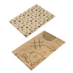 Rectanglar Lavender Paper Tablecloths , OEM 3ply Graduation Table Covers