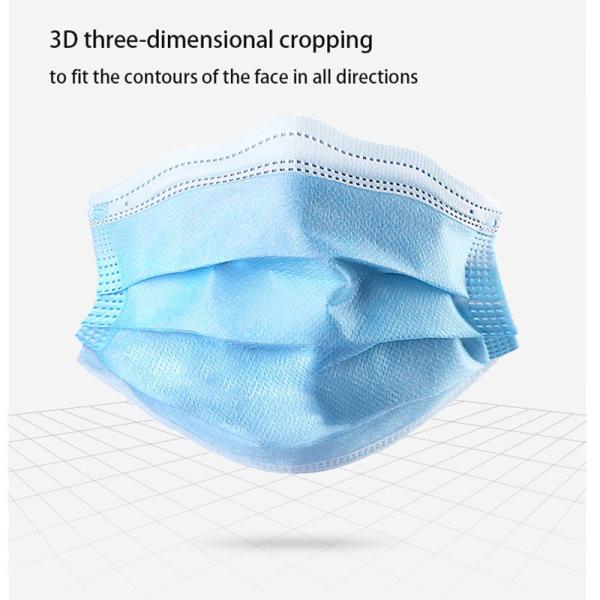 Anti Virus Medical Disposable Surgical Masks Nonwoven Respirator Protective