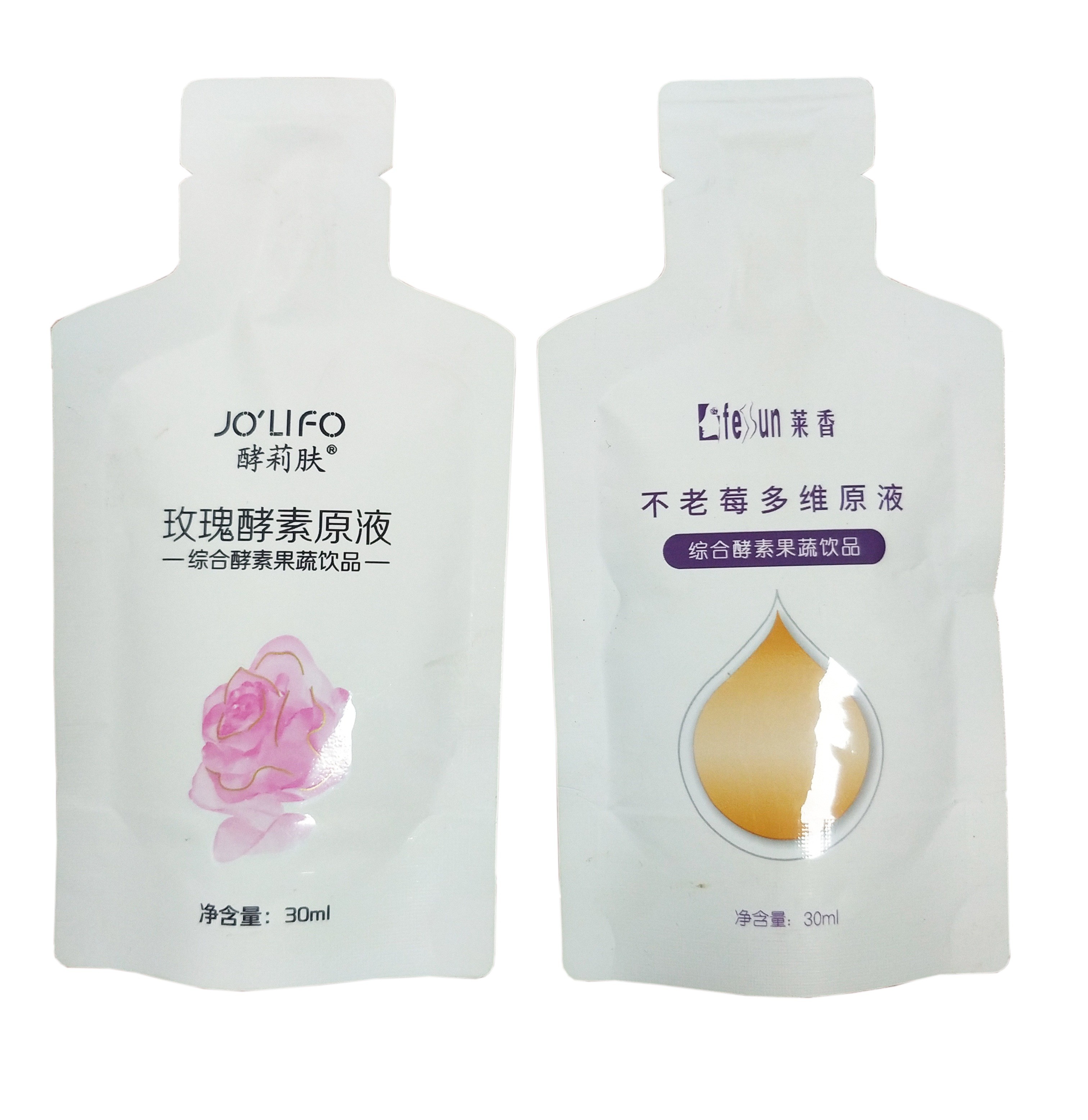 Frozen Drinks Printed 500ml Spout Pouch Packaging Doypack Pouch With Spout