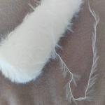 5.0cm Nm5.5 Long Feather Yarn Imitation Mink Yarn For Knitting Socks,Sweaters