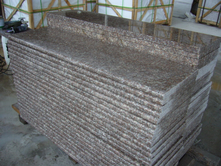 High Polished G664 Granite Window Frame Granite Tiles 60x60 No Pollution