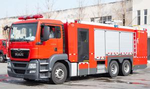 Quality MAN Chemical Decontamination fire fighting vehicles Single row cabin 90km/H wholesale