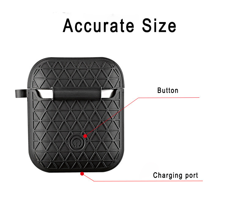 Soft TPU Skin Airpod Case Cover Portable Protective Shockproof Premium Accessories for 2019 Apple AirPod Charging case 2