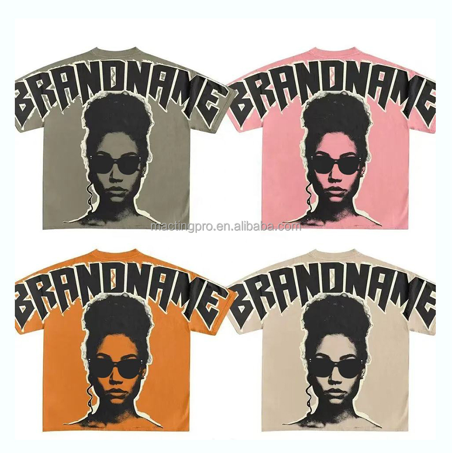 100% Cotton Fabric Mens Oversized Tshirt Dtg Print Logo Tee for Casual Daily Life