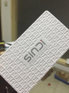 Quality White Cotton Paper Debossed Business Cards Square Rounded Edges 620gsm wholesale