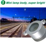 Mini 1W Led Handrail Railing light 12V Low Voltage IP67 Recessed Outdoor