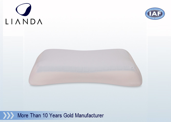 Flat Breath Contour Cooling Memory Foam Pillow Gel 80D Medium Soft 50×30×7 CM