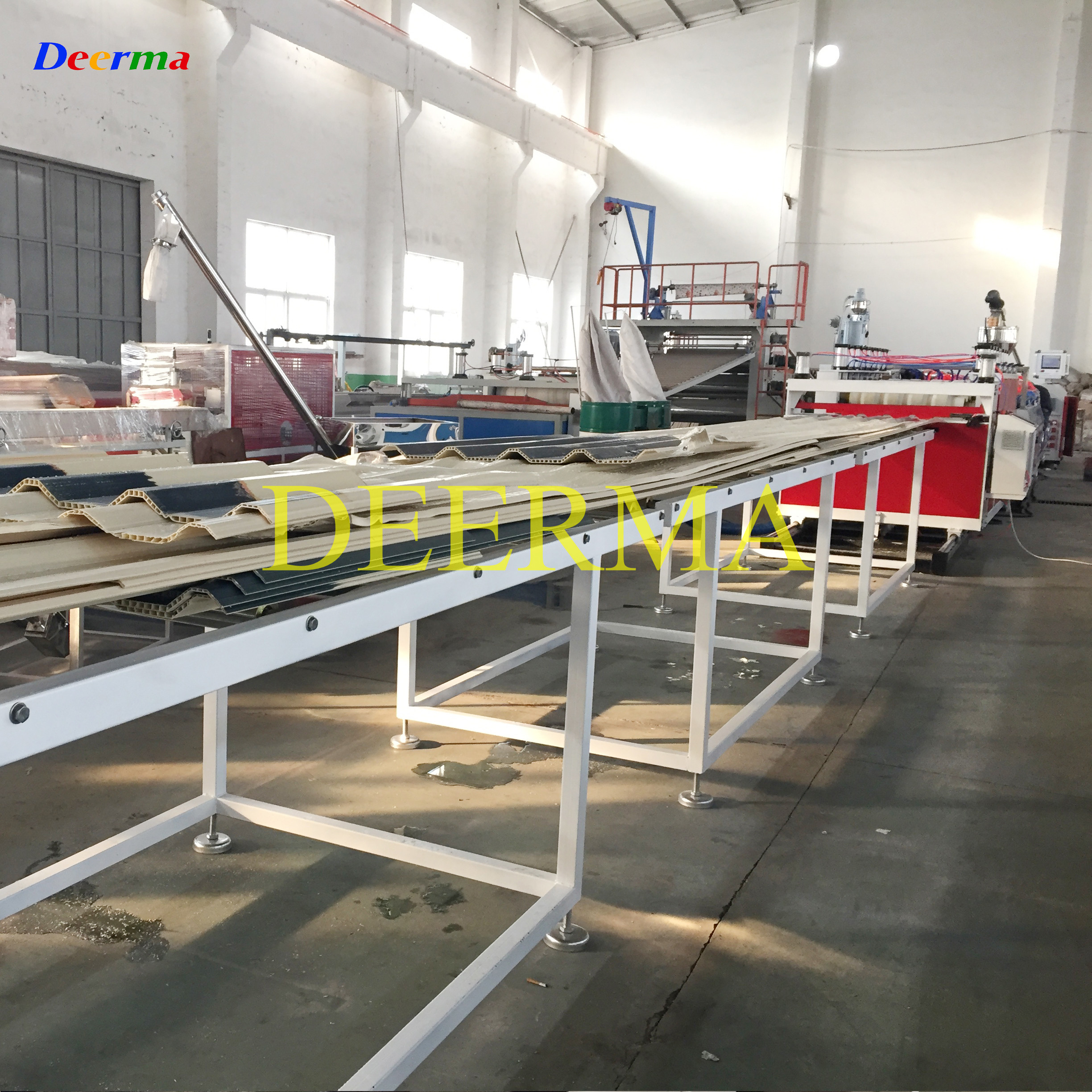 250kw UPVC PVC Roof Tile Machine Automatic Roof Tile Manufacturing Machine Customized