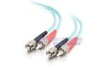 3.0mm PVC Fiber Optic Patch Cord ST to ST 62.5 / 125 Multimode