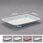 Food Grade 260x210x15mm Disposable plastic Vegetable packing Trays