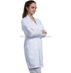 High Quality Hospital Uniforms White Lab Coat for women Medical gown Doctor and