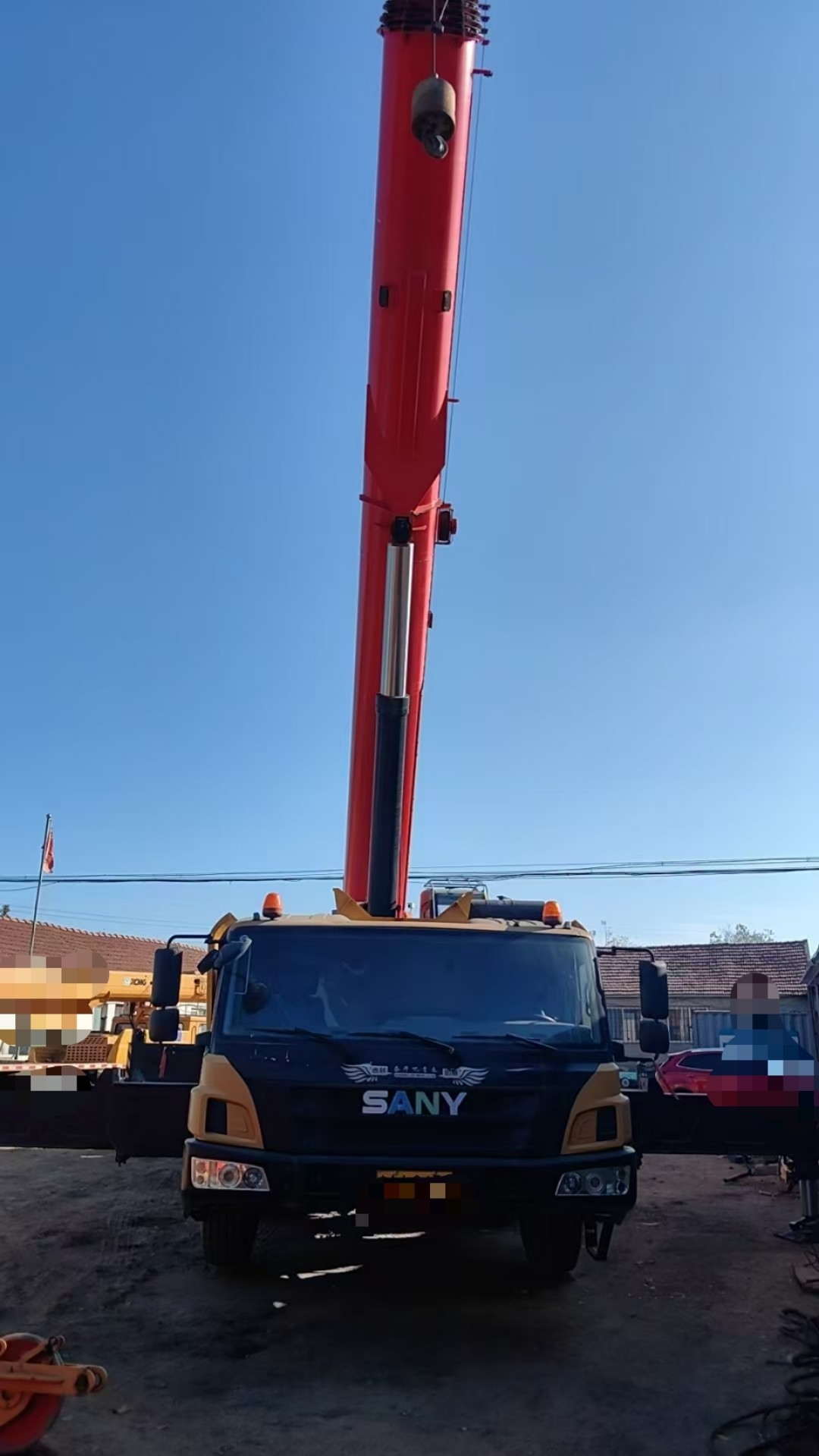 SANY Official 160 Ton Mobile Crane SAC1600T8 Used Truck Cranes Date of Production 2021 Year Max Working Height 85.5m
