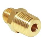 ANSI Half Union 1/4" Flare X 7/16" Male Brass Tube Fitting