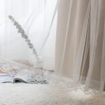 Polyester Linen Cotton Fabric Blackout Solid Color Curtain Fabric