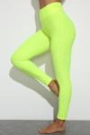 Yellow High Waisted Yoga Pants Seamless Fitness Leggings Women