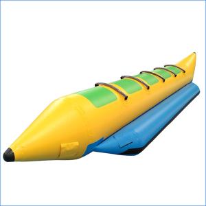Quality 0.9mm PVC Tarpaulin Inflatable Towable Banana Boat Tubes For Water Sports wholesale