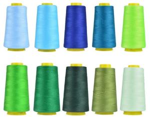 Quality Black and White 100% Polyester Sewing Thread 40S/3 For Sewing wholesale
