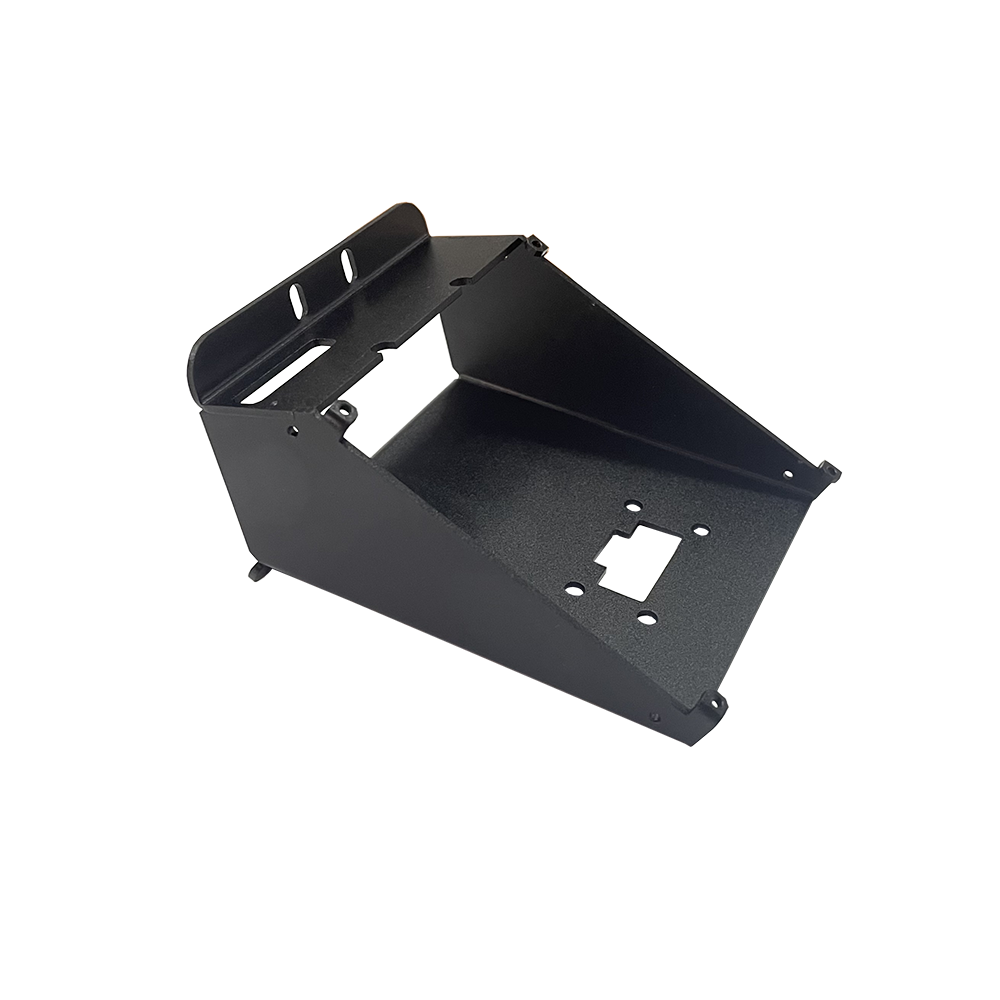 Parts Aluminum Sheet Metal Fabrication CNC Machining Hardware Parts Surface Black Anodizing