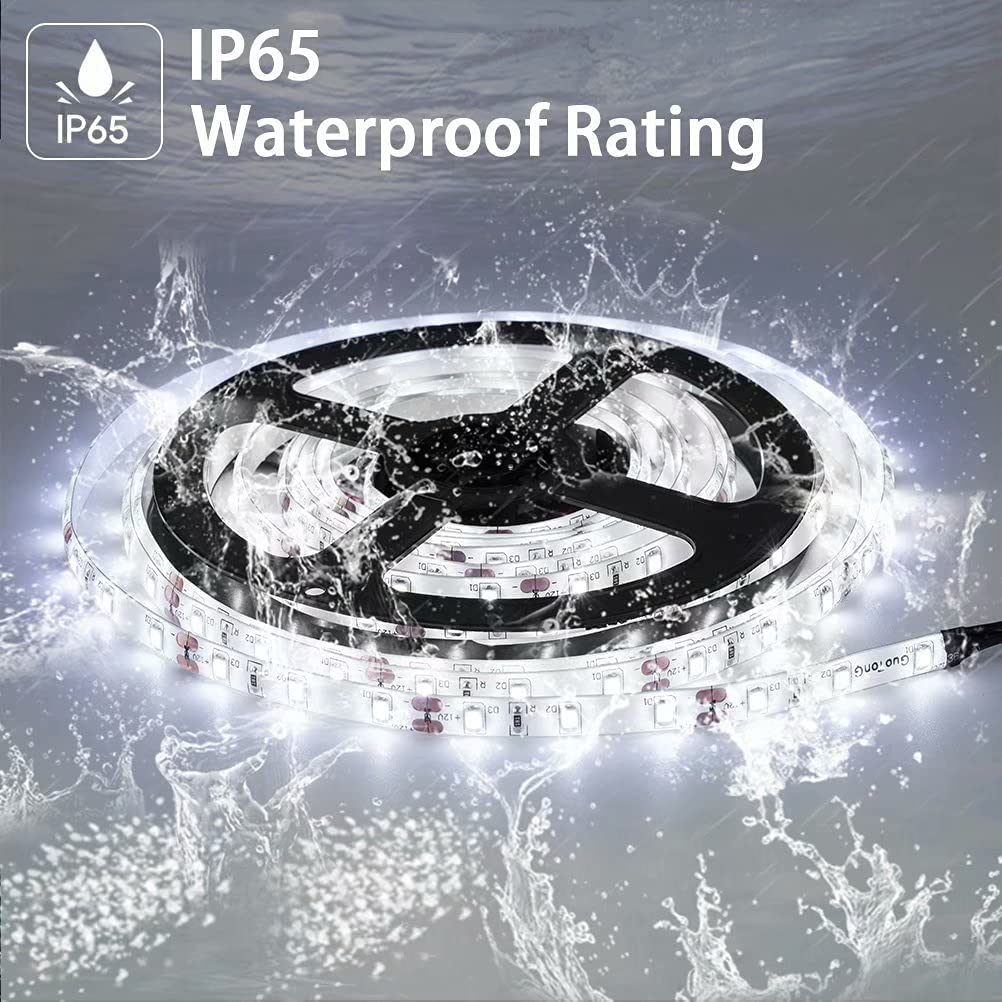 High CRI 60LED/M 2835 LED Strip 8mm IP33 6500K Natural White CRI90 CRI95 Showcase Lighting LED Flex Tape Lighting