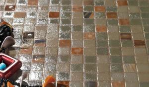 Quality 15mm recycled glass color mix wholesale