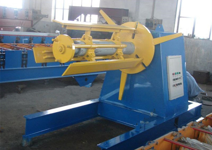 Manual Uncoiler Roll Forming Production Line , Sheet Metal Bending Tools