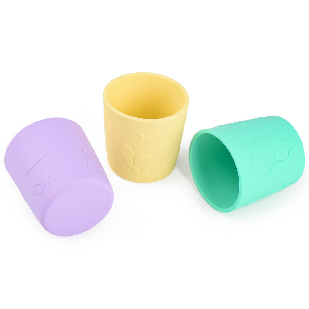6.3oz Kids Silicone Cup Sippy Cup For 9 Month Old BPA Free