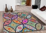 Printed washable area rugs living room bedroom kitchen hotel floor mat 12mm