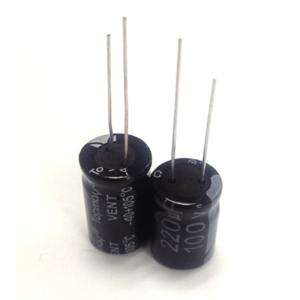 Quality Radial Aluminum Electrolytic Capacitor 220uF 100V 13*21mm 2000hrs wholesale