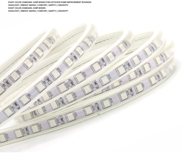 100m RGB Strip Light for Landscape Waterproof Warm White LED WiFi Remote Control DMX Compatible