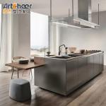 Base Cabinets Luxury Italian Design Modern Kitchen Cabinet Set Stone Top Wood