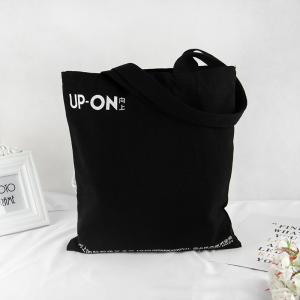 Quality Screen Printing Canvas Shopping Bags Large Personalised With Logo wholesale