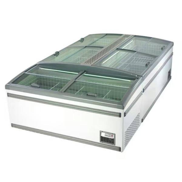 Ultra Freezer For Food Customized Island Chiller Professional Supermarket
