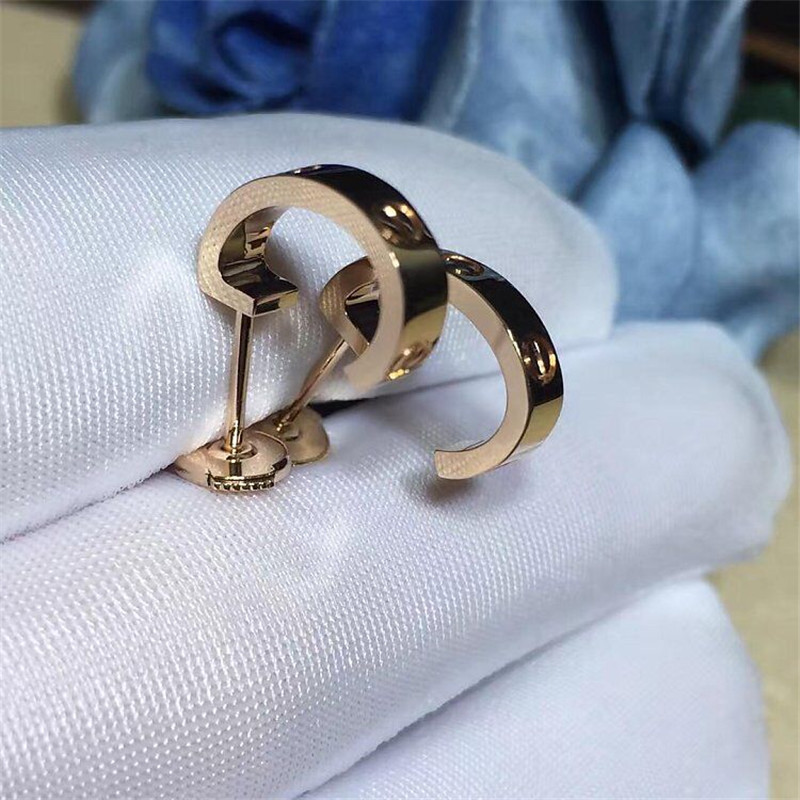 C love series earring 18k gold white gold yellow gold rose gold bracelet Jewelry factory in Shenzhen, China