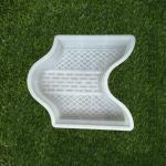 Hexagon 9 Inch Patio Stepping Plastic Paver Mould Plain Smooth