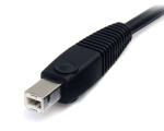 6ft 4in1 USB DisplayPort KVM Switch Cable w/ Audio & Microphone